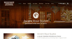 Desktop Screenshot of ancientwavestudios.com